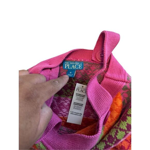 Vintage y2K style size 6 children’s place stripe heart sweater dress - NWT - Picture 3 of 3